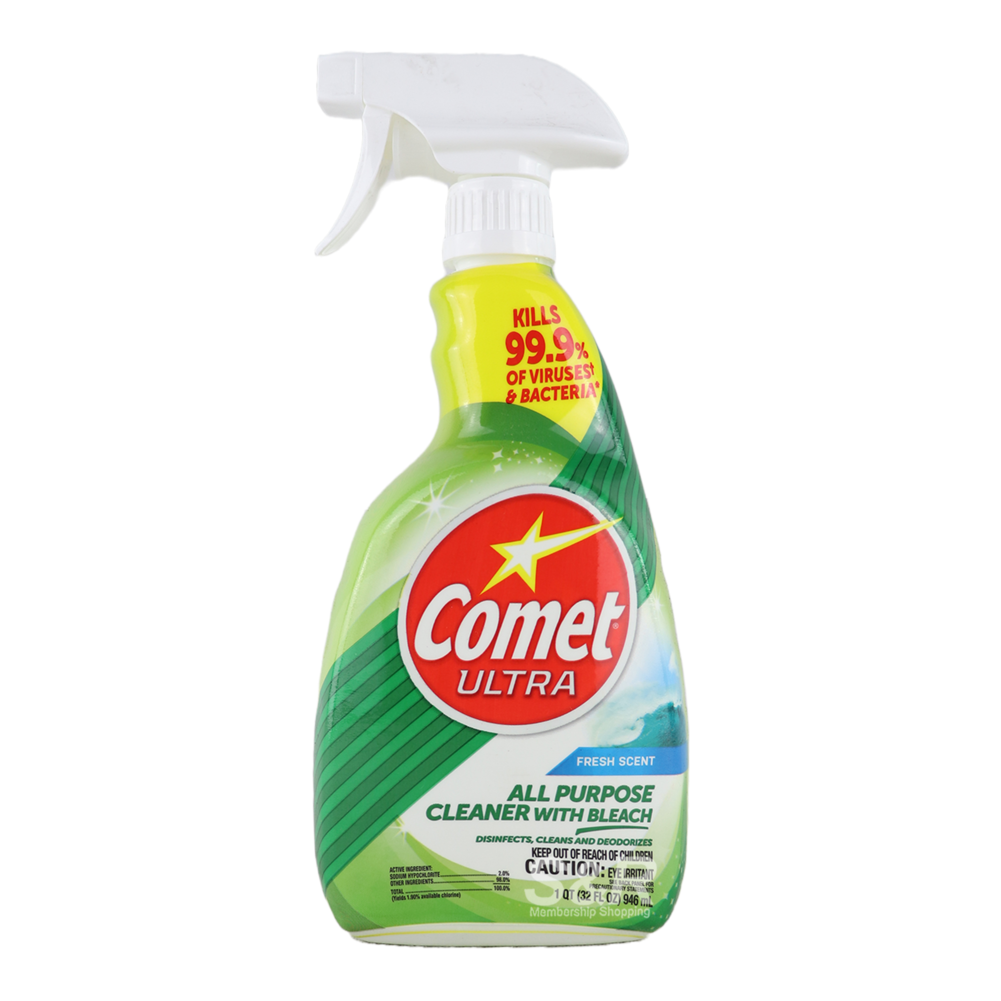 Comet All purpose Cleaner with Bleach Fresh Scent 946mL Comet All purpose Cleaner with Bleach Fresh Scent 946mL